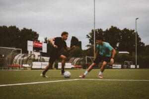 Een-tegen-eenduel voor het scorebord